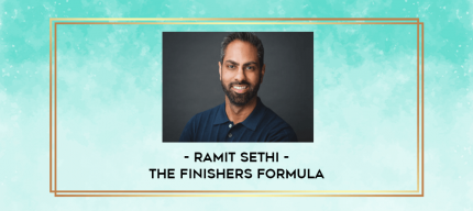 Ramit Sethi - The Finishers Formula digital courses